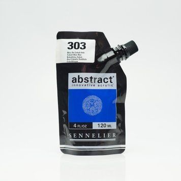 Акрилова фарба Sennelier Abstract, 120 мл, Кобальт синій відтінок (Cobalt Blue Hue) N121121.303 фото