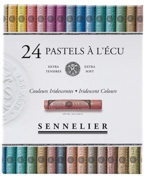 Набір сухої пастелі Sennelier Iridescent (Переливчастий), 24 кольори, картон 1304 фото