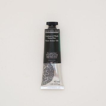 Олійна фарба Sennelier, 40 мл, професійна, S3, Хромовий зелений глибокий (Chromium green deep) 3390 фото