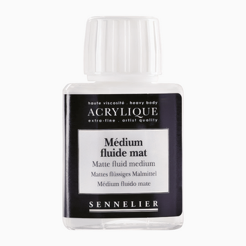Розчинник для акрилових фарб Sennelier Matte fluid, матовий, 75 мл 2837 фото